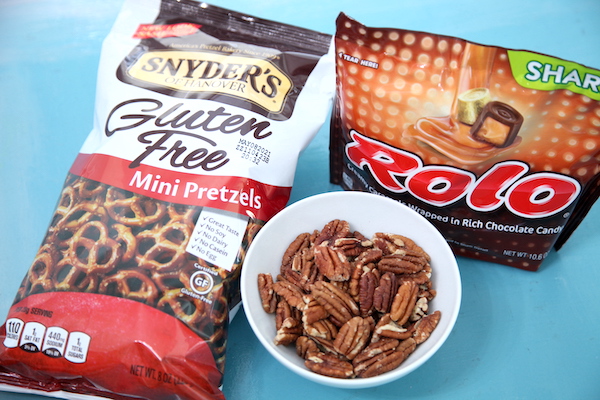 Pretzel Rolos (gluten free nut free caramel candy) - Petite