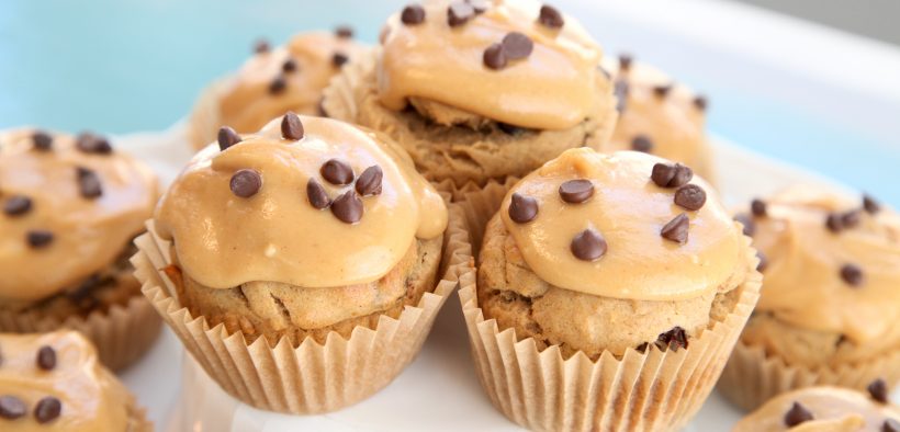 PB Banana Chocolate Chip Cupcakes