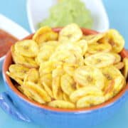 Baked Plantain Chips Feature Photo