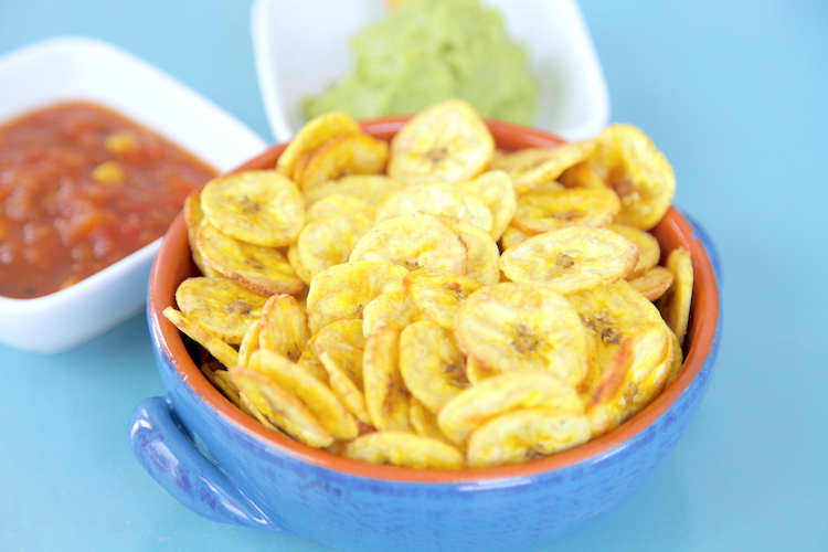 Baked Plantain Chips Feature Photo