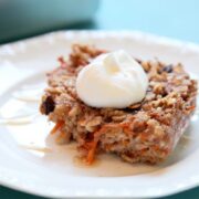 carrot cake make ahead oatmeal