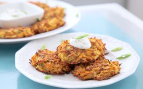 Sweet Potato and Spice Latkes