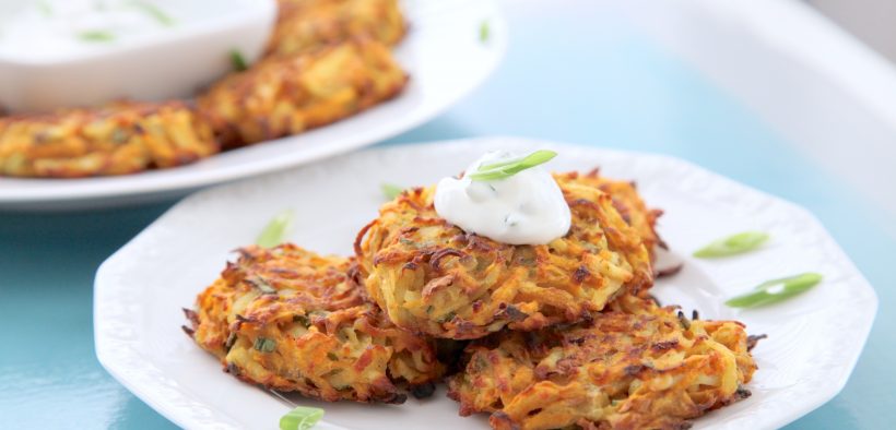 Sweet Potato and Spice Latkes