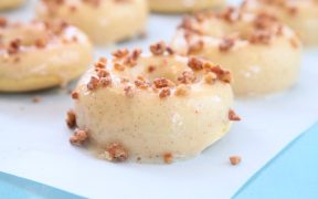 Baked Eggnog Donuts Feature Photo