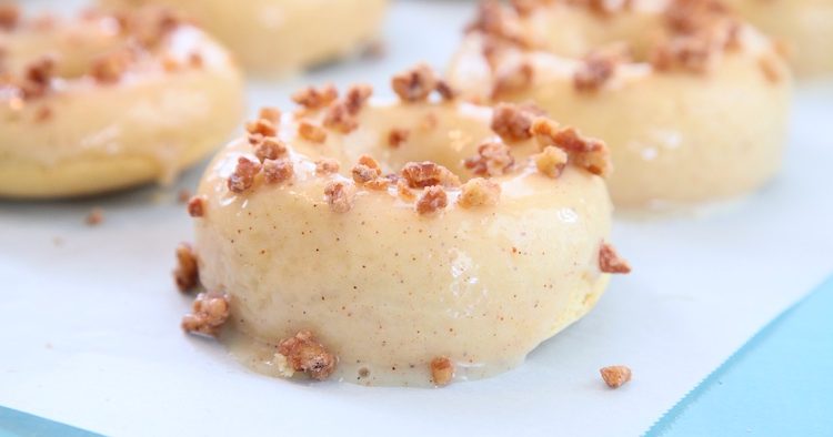 Baked Eggnog Donuts Feature Photo