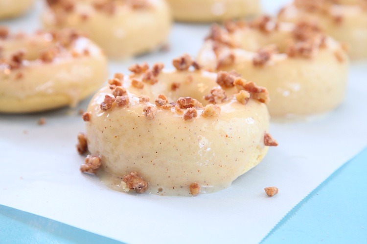 Baked Eggnog Donuts Feature Photo
