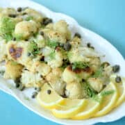 Roasted Cauliflower with Capers and Dill