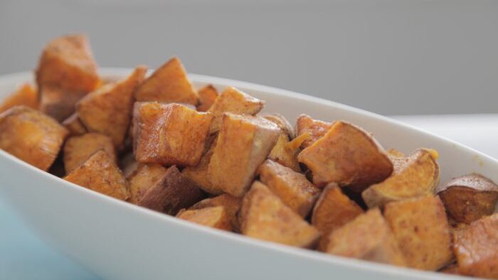 roasted sweet potatoes