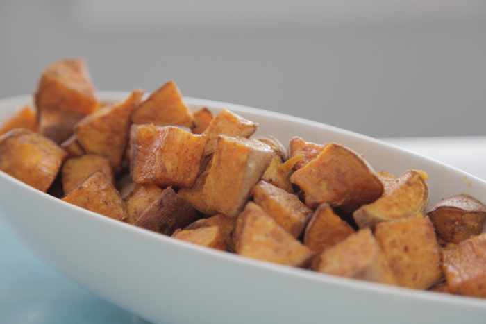 roasted sweet potatoes