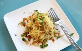 Spaghetti Squash with Asian Sauce