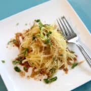 Spaghetti Squash with Asian Sauce