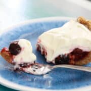 Cherry Cream Pie gluten free dairy free vegan