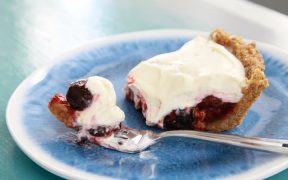 Cherry Cream Pie gluten free dairy free vegan