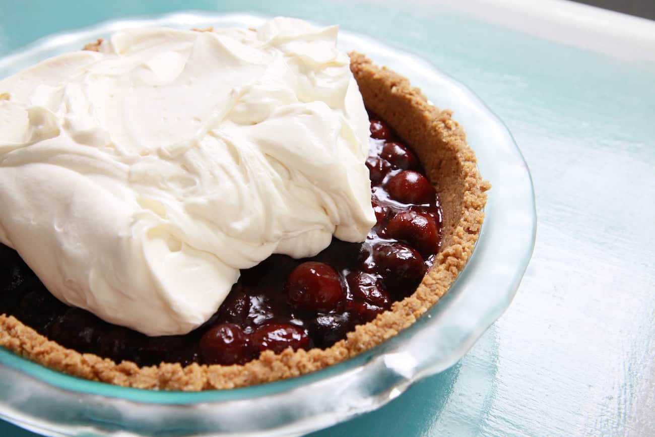 Cherry Cream Pie At Home With Shay gluten free