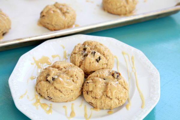 gluten free Irish cinnamon raisin scones