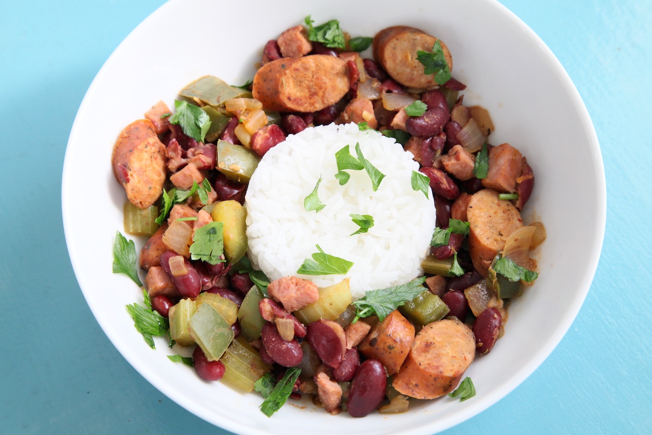 red beans and rice image