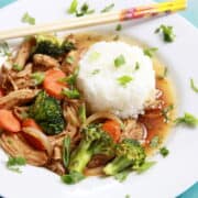 honey ginger stir-fry