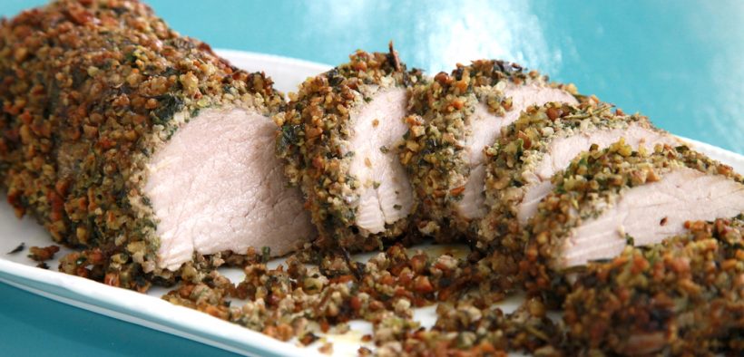 Pecan Crusted Pork Loin