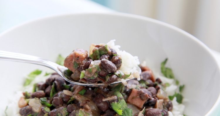 black beans and rice