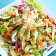 Thai Chopped Salad with Peanut Dressing Feature Pic