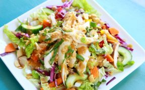 Thai Chopped Salad with Peanut Dressing Feature Pic