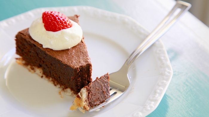 chocolate macaroon tart