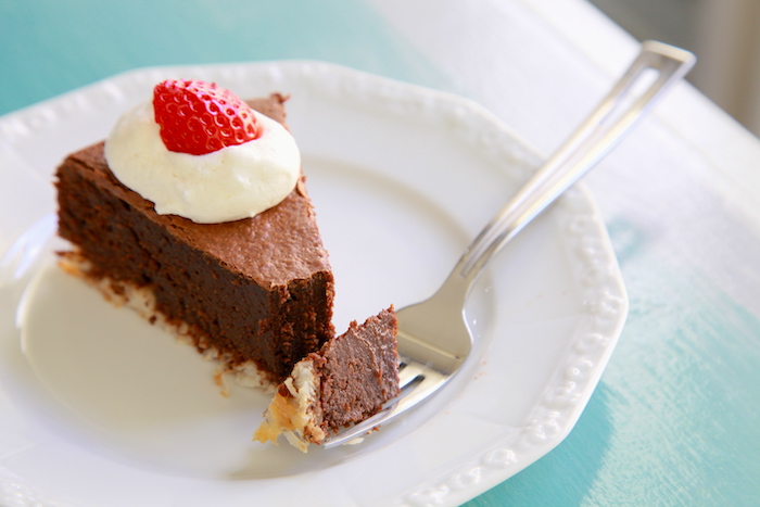 chocolate macaroon tart