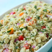 Garden Fresh Quinoa Salad Close Up