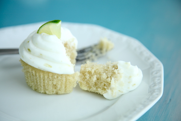 Coconut Cupcakes with Lime Frosting