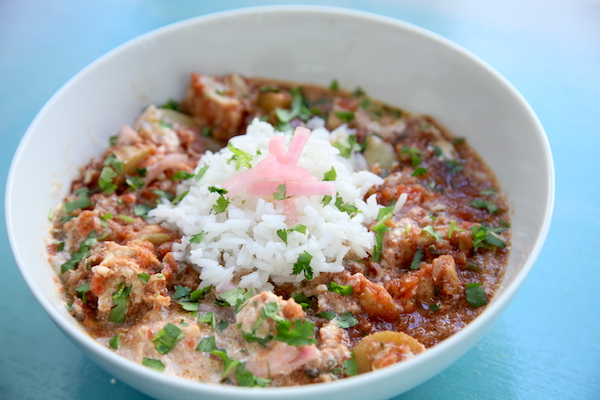 Chicken & Potato in Tomato Masala Sauce