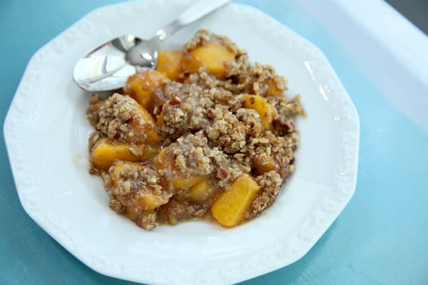 Peach Crumble