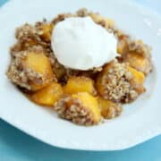 Peach Crumble Feature Photo