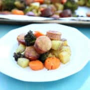 Chicken Sausage & Potato Sheet Pan Feature Pic