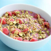 Berry Protein Smoothie Bowl Feature Photo