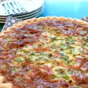 Spicy Broccoli Quiche Feature Photo