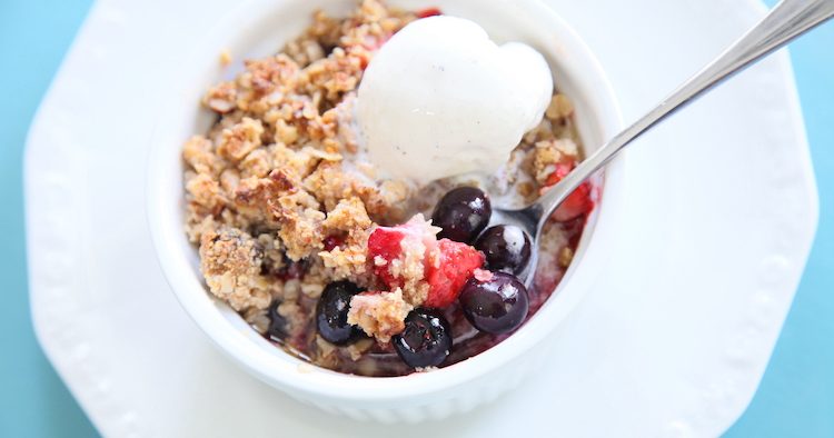 Mini Fruit Crumbles Feature Photo