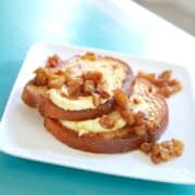 Spiced Apple & Cream French Toast Feature Photo