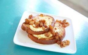 Spiced Apple & Cream French Toast Feature Photo