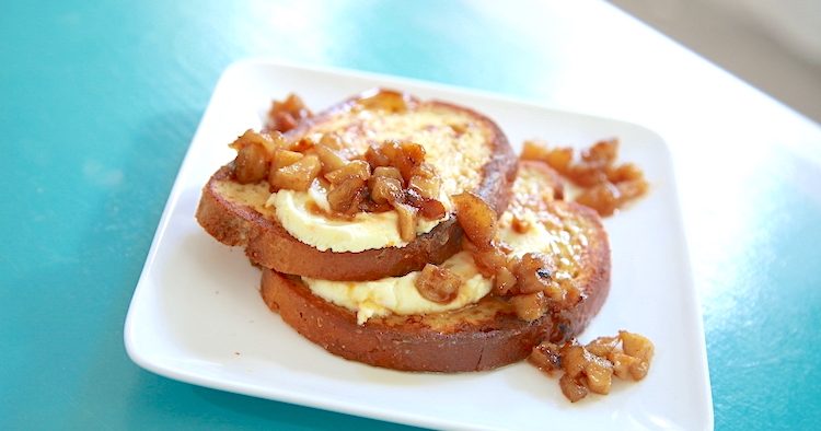 Spiced Apple & Cream French Toast Feature Photo