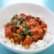 Chickpeas & Spinach Stew Feature Photo